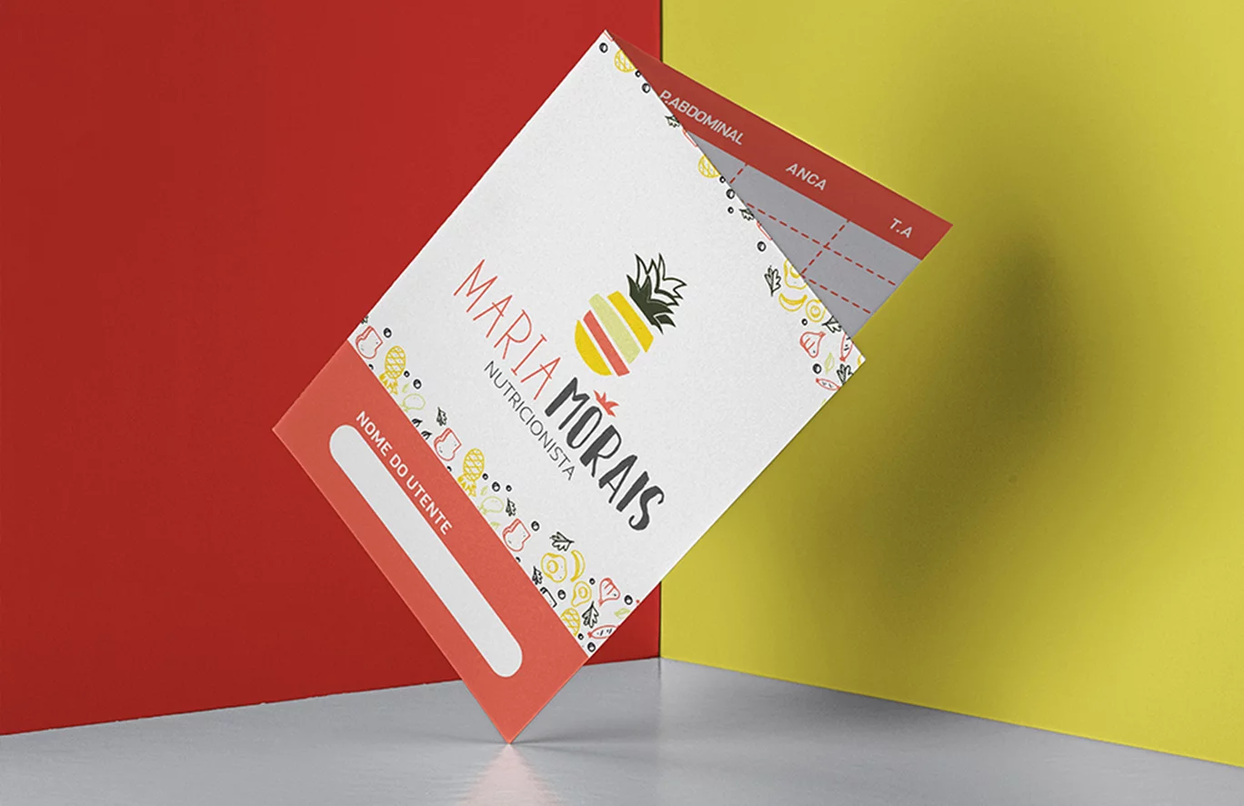 Maria Morais - Douromais logo nutricionista em Vila Real design logotipos