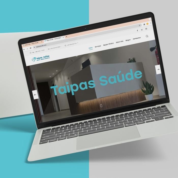 Website Taipas Saúde